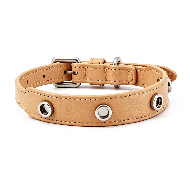 Pearl Blossom Bow Collar in Vegan Leather
