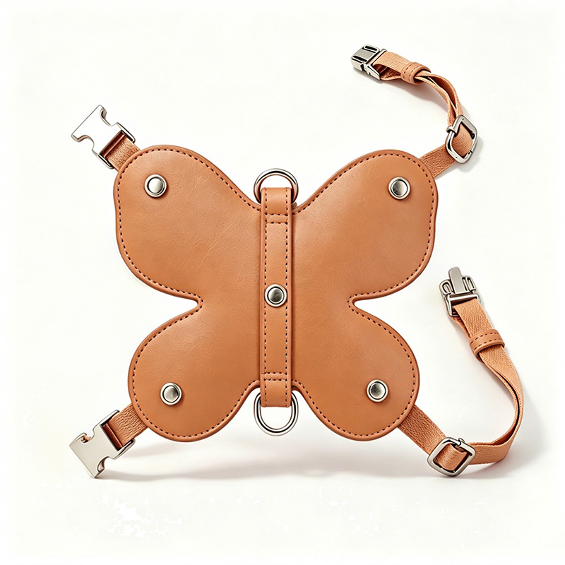 Butterfly Pearl Harness in Vegan Leather