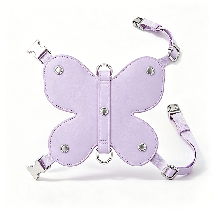 Butterfly Pearl Harness in Vegan Leather