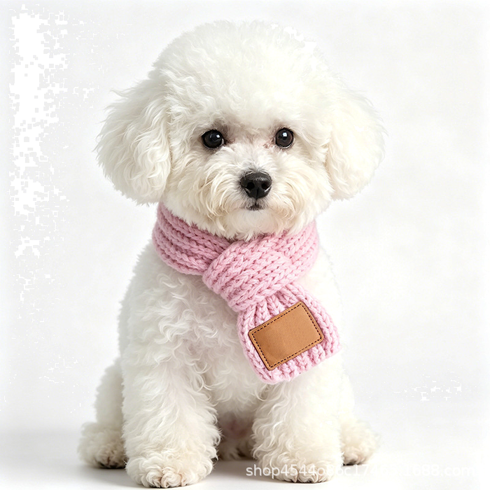 Cable Knit Winter Scarf in Red