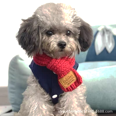 Cable Knit Winter Scarf in Red