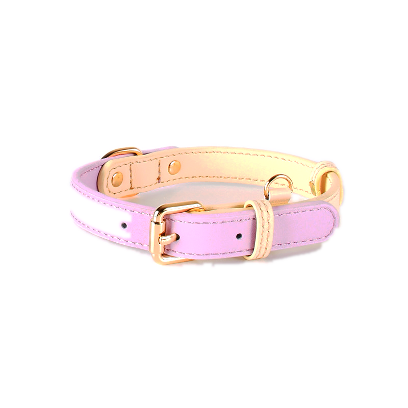 Sorbet Pastel Collar in Genuine Leather