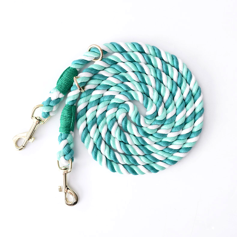 Sunset Ombre Cotton Rope Hands-Free Multi-Way Lead