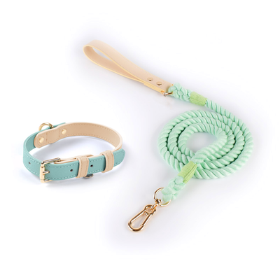 Pastel Colour-Block Set in Genuine Leather