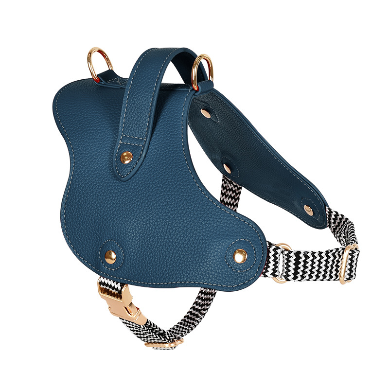 Woven Stripe & Tan Panel Harness