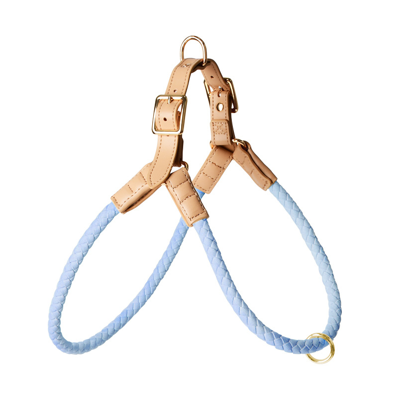 Twisted Rope Harness with Tan Trim