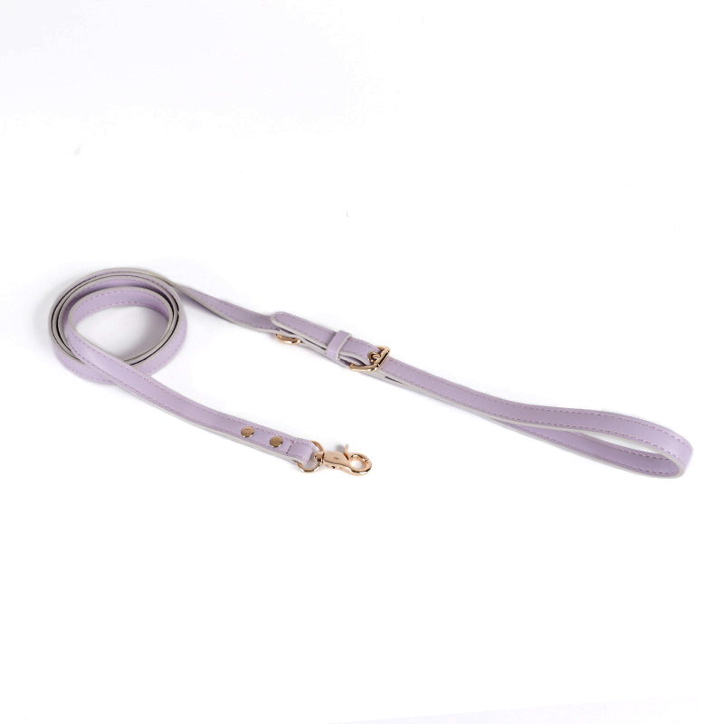 Duck Egg Blue Lead in Vegan Leather