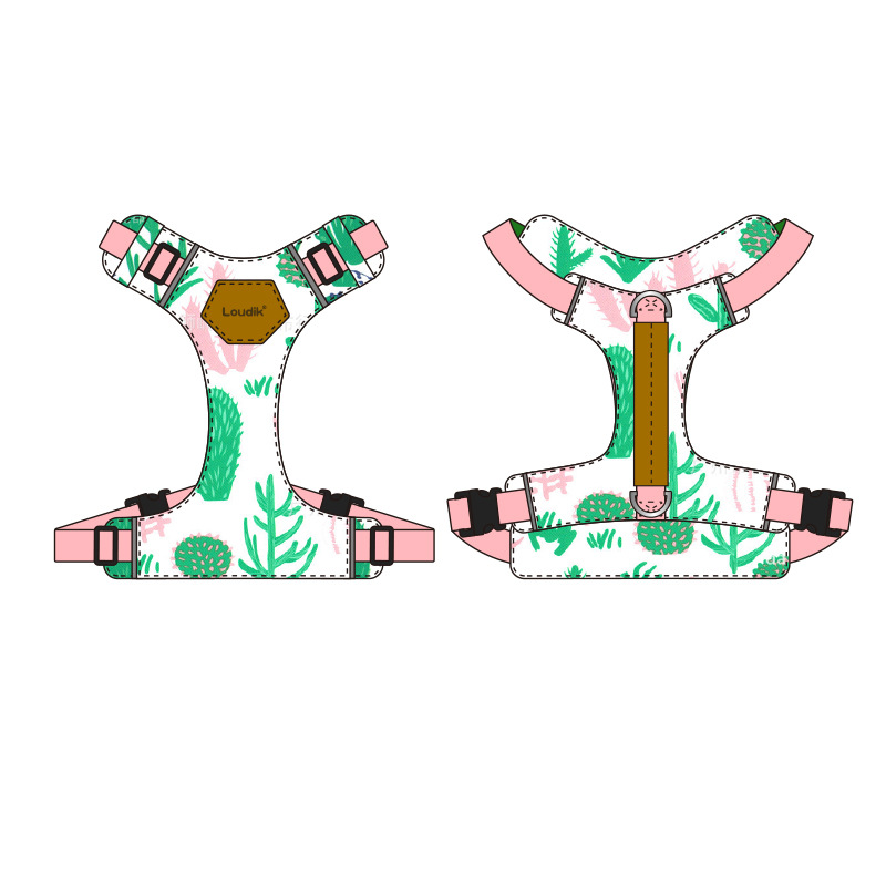 Breathable Harness in Jade Green for Medium to Large Dogs