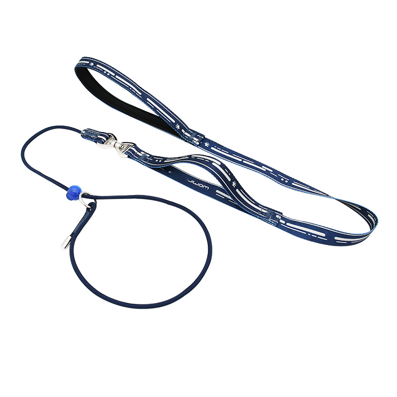 Magenta Patent Rope Slip Lead