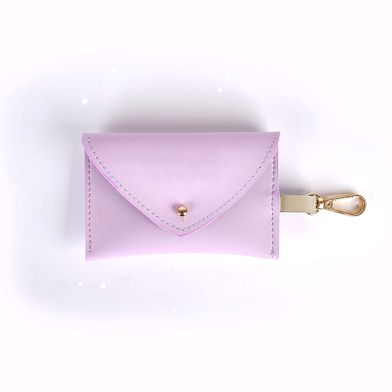 Blush Two-Tone Genuine Leather Poop Bag Holder
