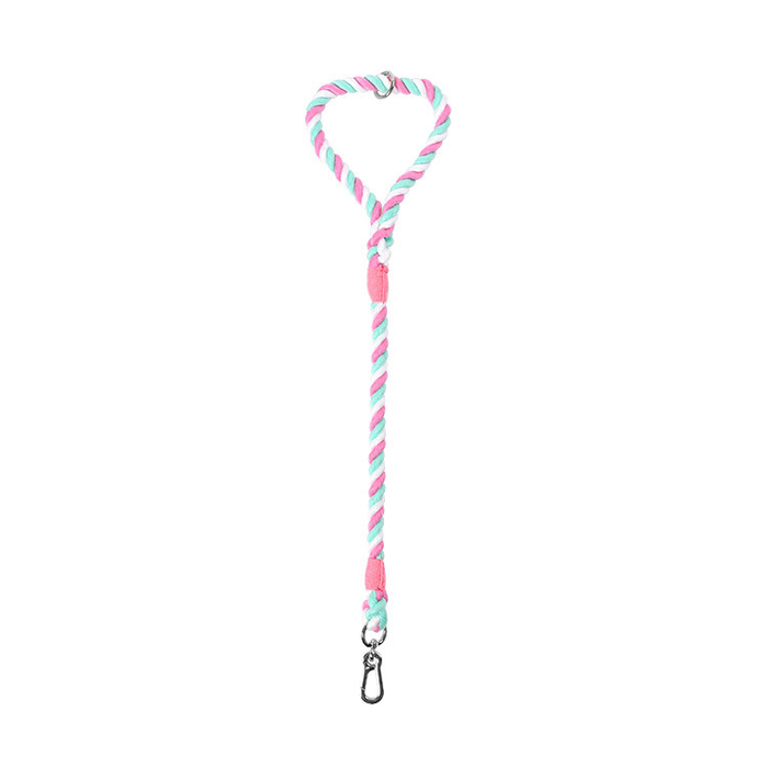 Twisted Rope Short Traffic Lead in Bold Colours