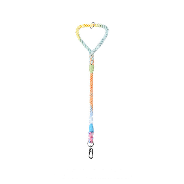Twisted Rope Short Traffic Lead in Bold Colours