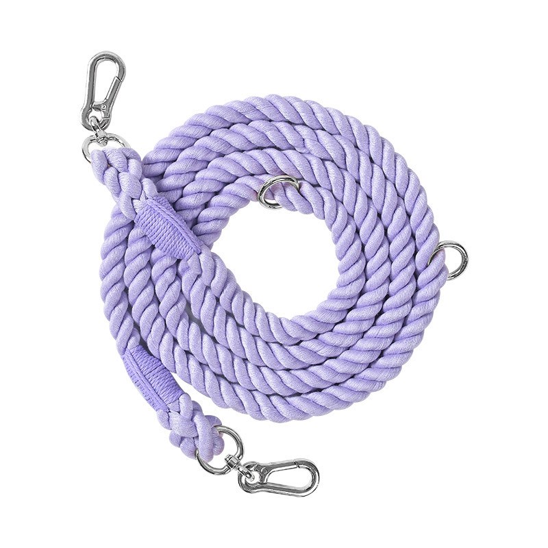 Pastel Braided Cotton Multi-Length Running Lead