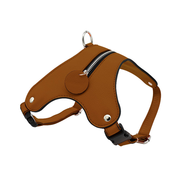 Zip Pocket Harness in Bright Orange