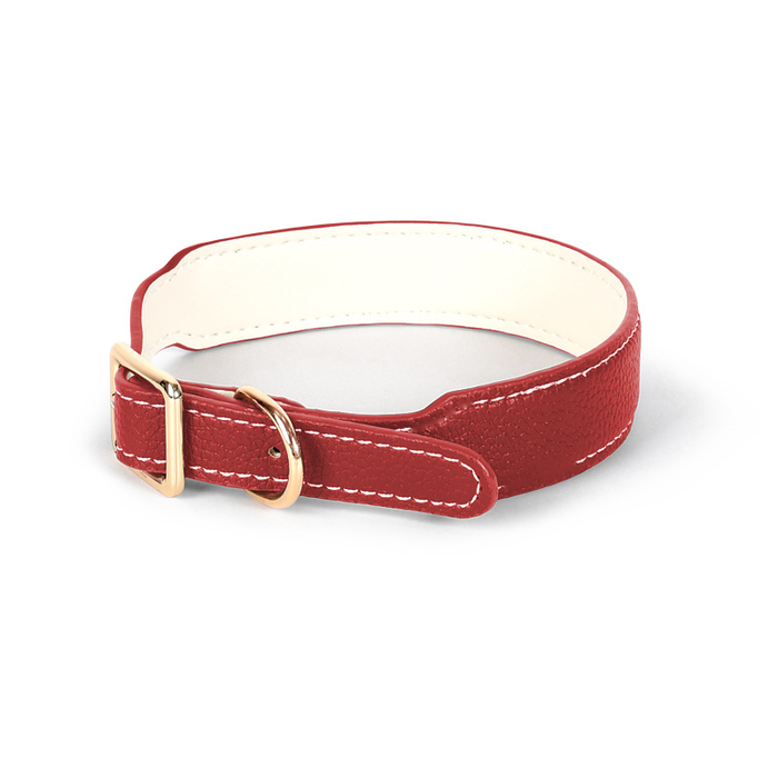 Cherry Red Tracker Collar, Compatible with AirTag