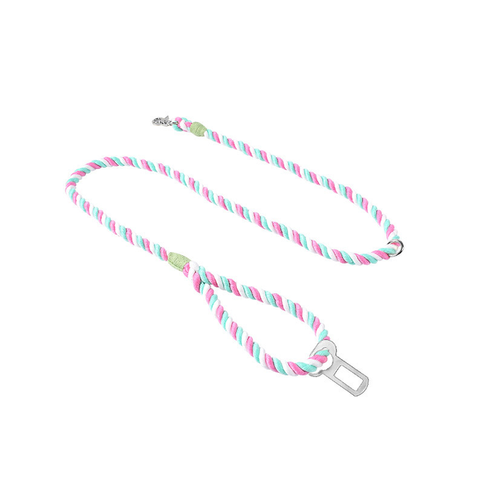 Road Trip All-in-One Rope Lead with Seatbelt Clip