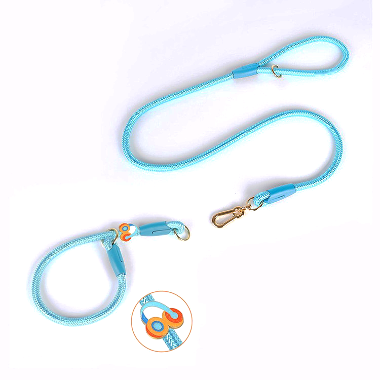 Strawberry Charm Pink Rope Set & Slip Collar Set