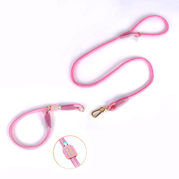 Strawberry Charm Pink Rope Set & Slip Collar Set
