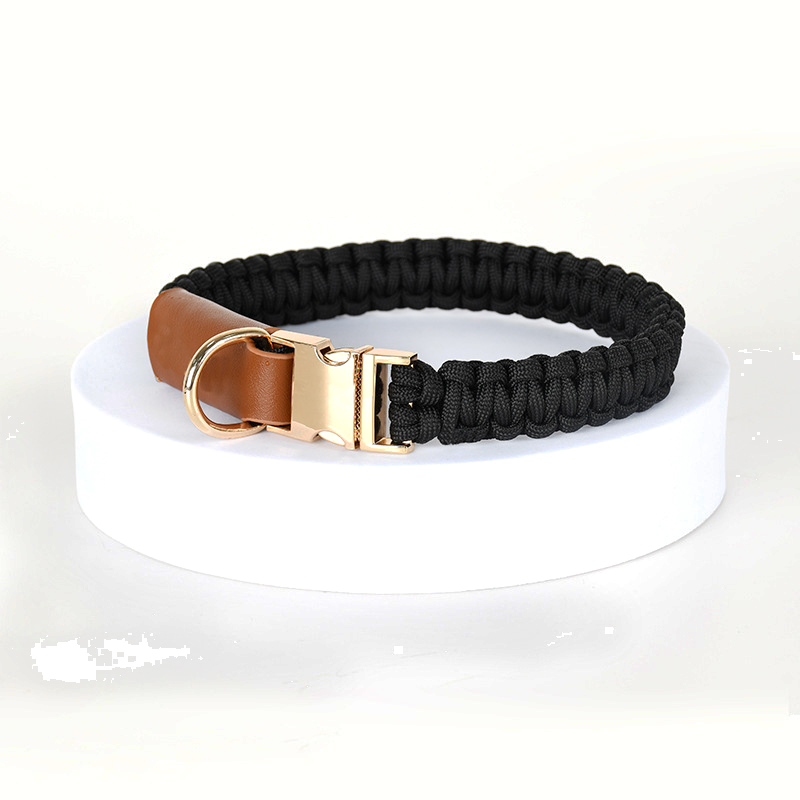 Leather Collar in Black