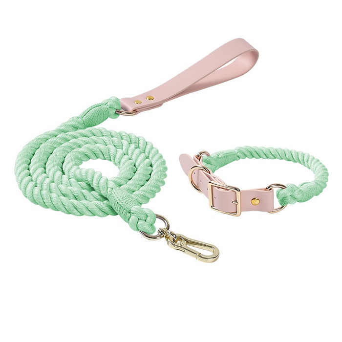 Sorbet Ombre Cotton Rope Set, Blush Handle