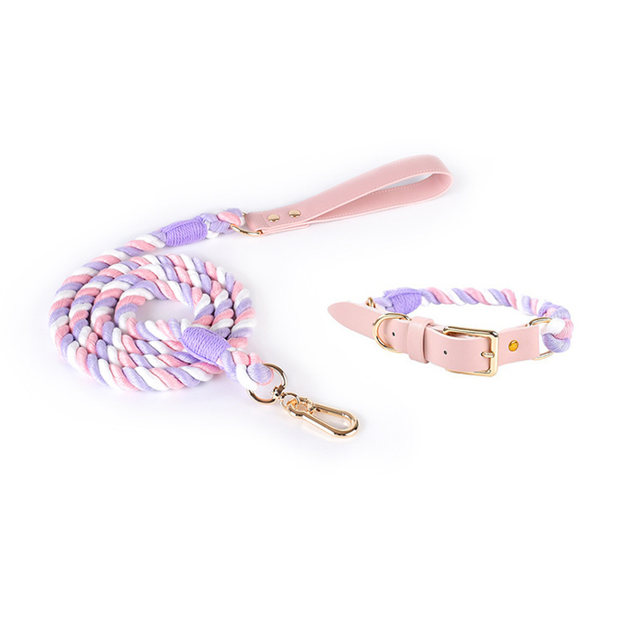 Sorbet Ombre Cotton Rope Set, Blush Handle