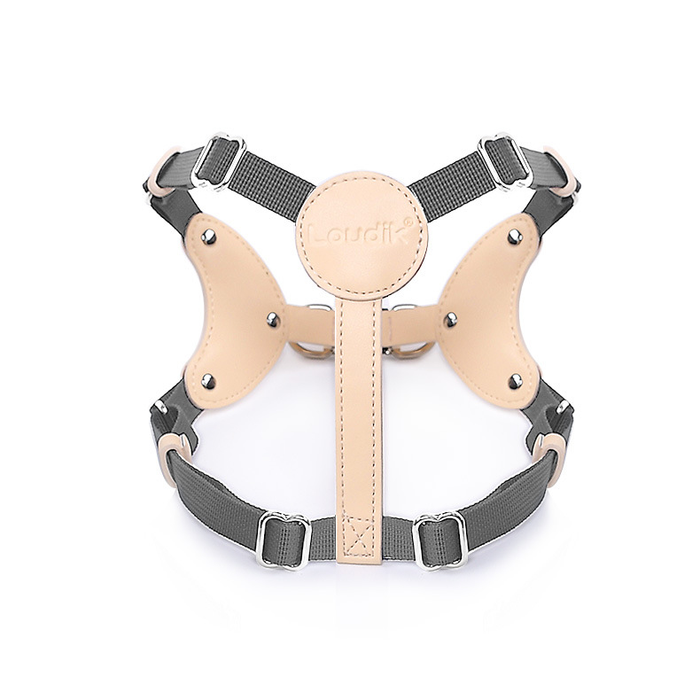 Two-Tone No-Choke Harness in Navy