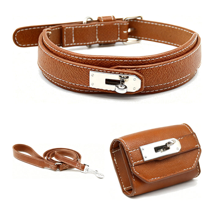 Cognac Turn-Lock Walk Set