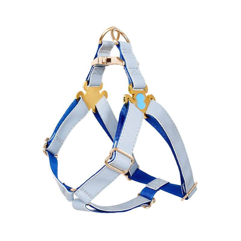 Tan Leather Step-In Harness with Bell