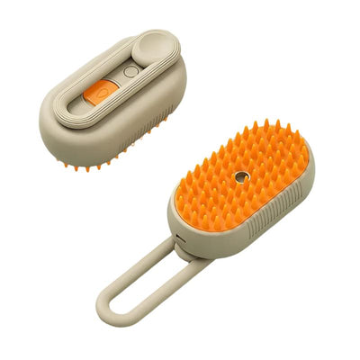 3-in-1 Pet Grooming Brush with Steam Spray & Massage
