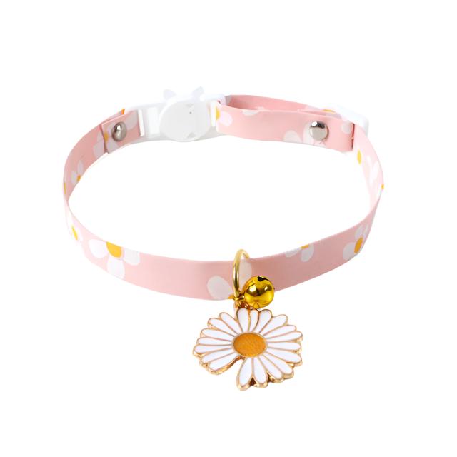 Deluxe Cloud Pastel Star Pattern Pendant Collar with Bell