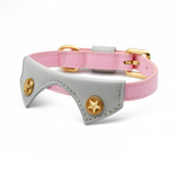 Leather Walk Set Collar - Blush