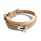 Earth Tones Collar for Small Dogs - Tan