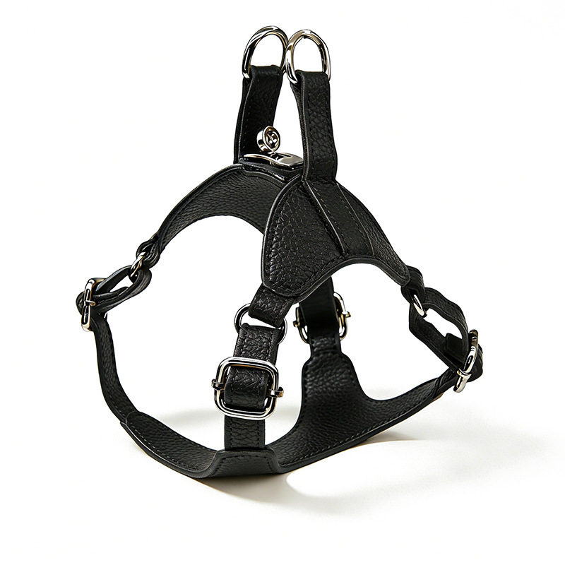 Earth Tones Harness for Small Dogs - Black