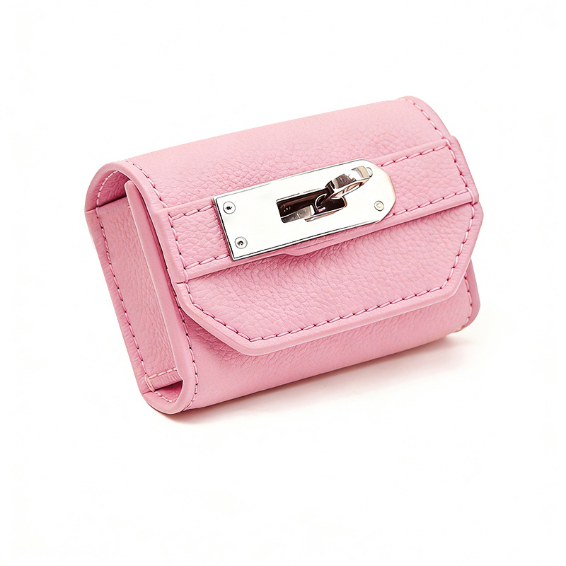 Poop Bag Holder in Earth Tones for Small Dogs - Blush