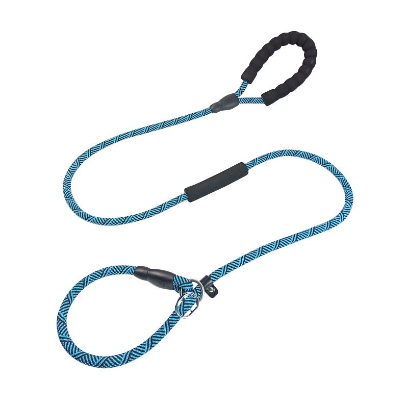 Teal Round Rope Slip Lead - view 5
