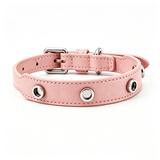 Pearl Blossom Bow Collar Gift Box Set in Vegan Leather - Blush