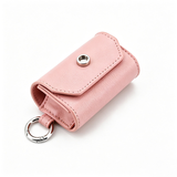 Pearl Blossom Bow Poop Bag Holder Gift Box Set in Vegan Leather - Blush