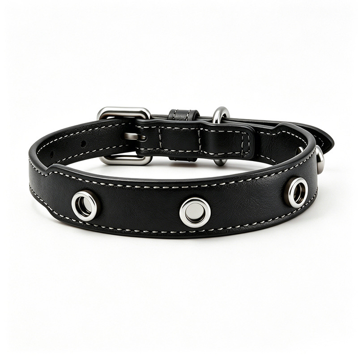 Pearl & Rhinestone Studded Collar Set with Bag Holder