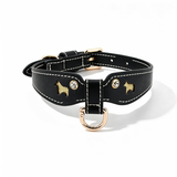 Earth Tones Collar for Small Dogs - Black