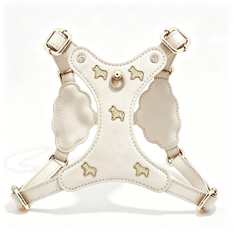 Earth Tones Harness for Small Dogs - Ivory