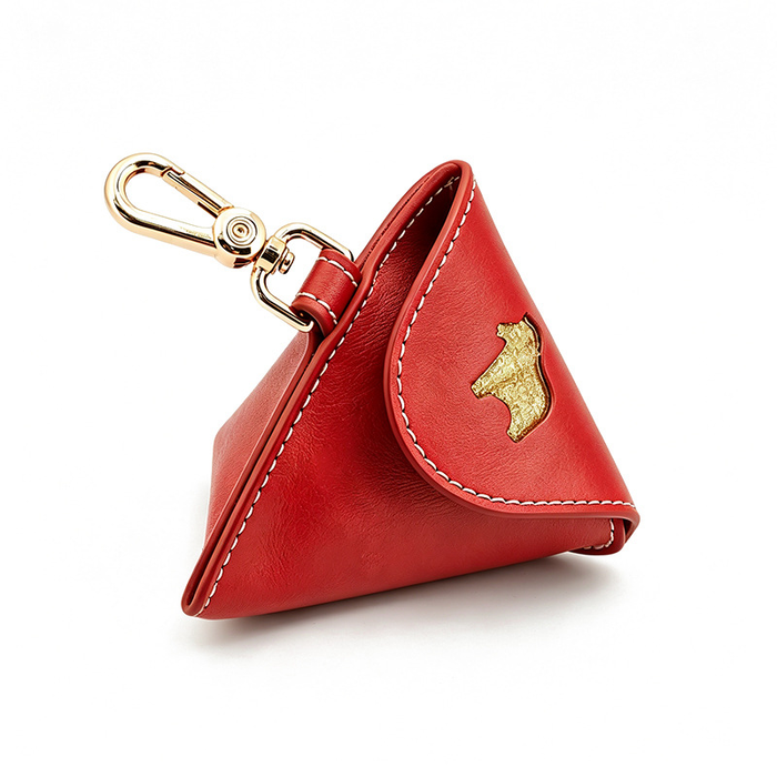 Poop Bag Holder in Earth Tones for Small Dogs