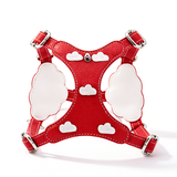 Adjustable Harness in Blue - Red