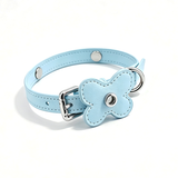 Butterfly Pearl Collar Gift Box Set in Vegan Leather - Blue