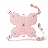 Butterfly Pearl Harness Gift Box Set in Vegan Leather - Blush