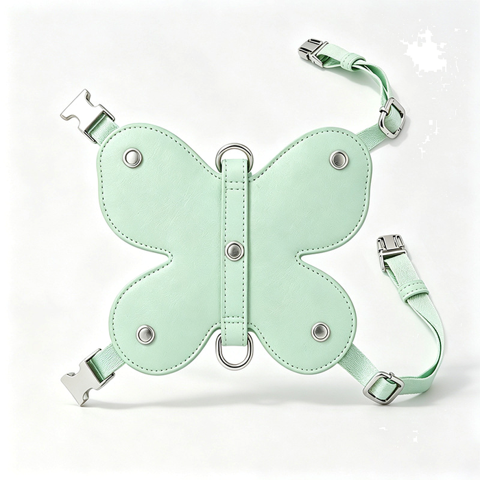Butterfly Pearl Harness in Vegan Leather