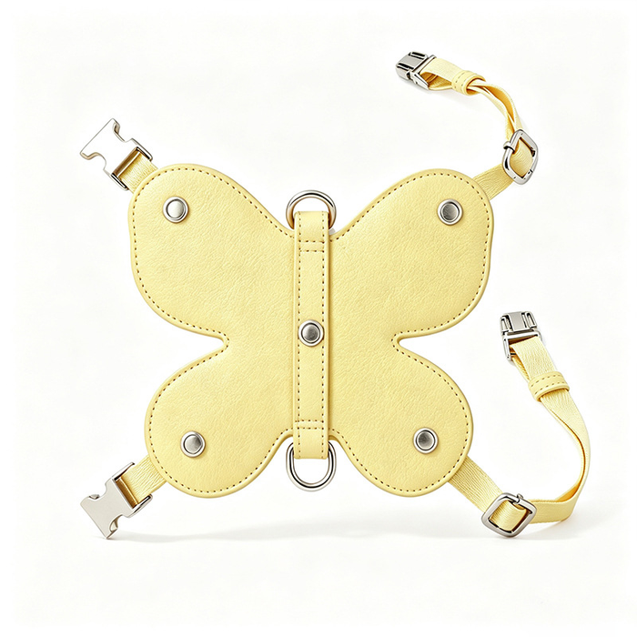 Butterfly Pearl Harness in Vegan Leather