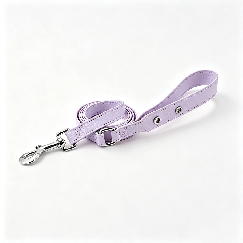 Butterfly Pearl Lead Gift Box Set in Vegan Leather - Violet
