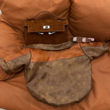 Leather Panelled Vintage Coat for Small Dogs - view 3