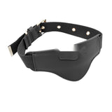 Saddle Brown Tracker Collar, Compatible with AirTag - Black