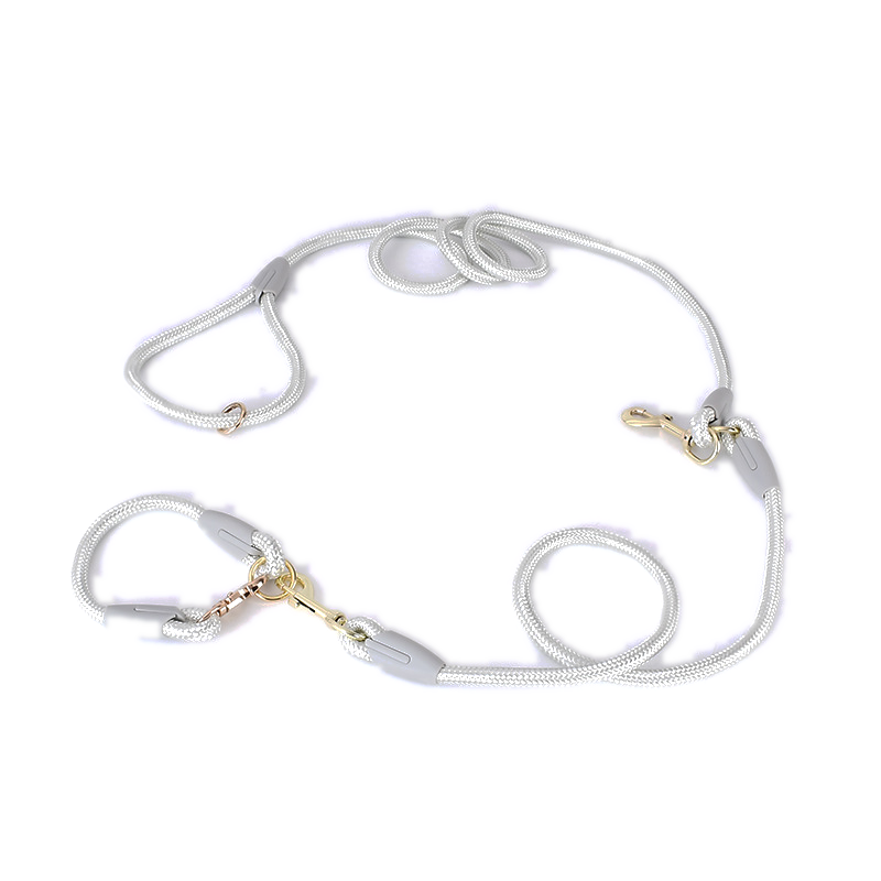 Lavender Round Rope Hands-Free Collar